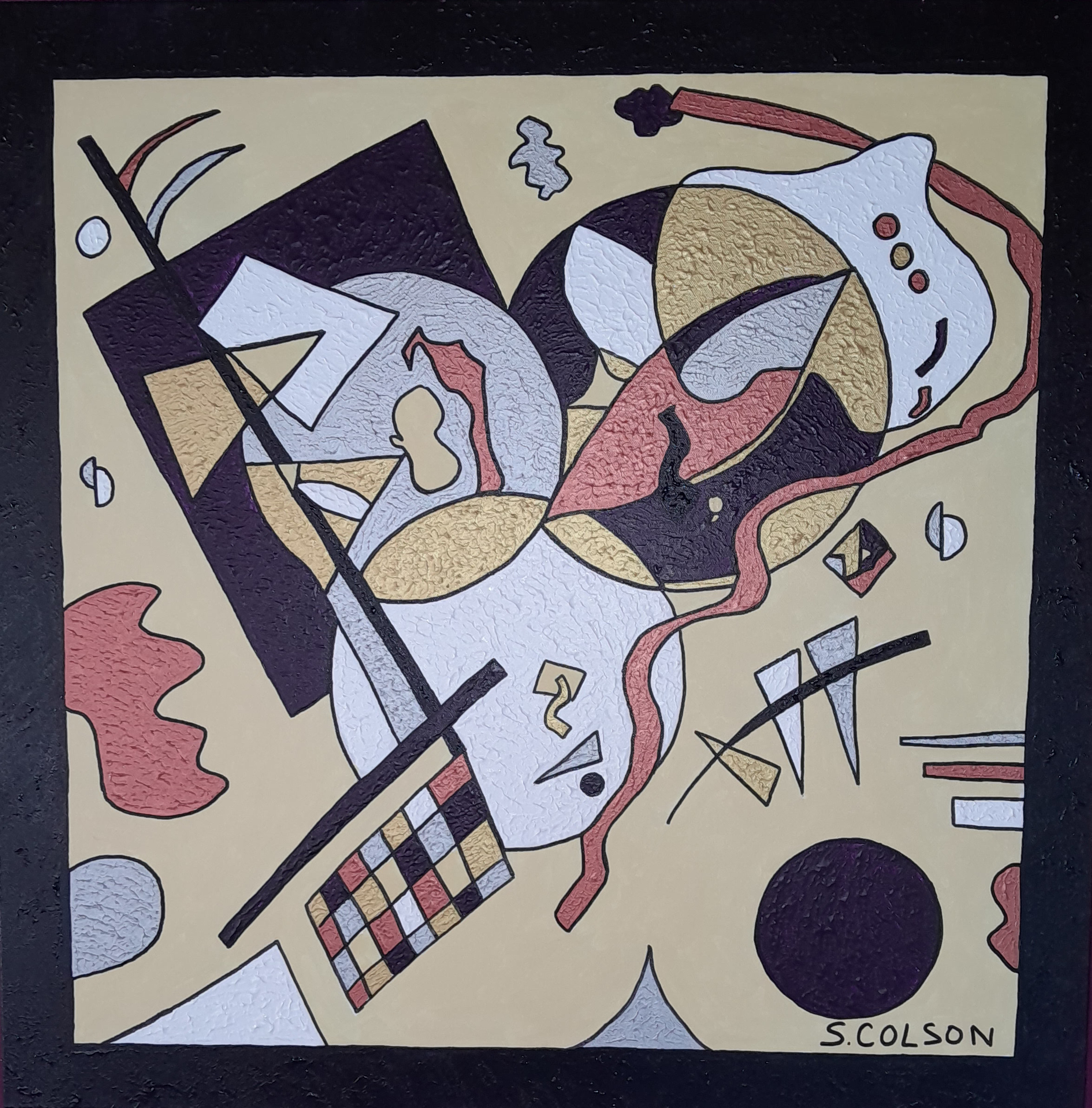 Art Abstrait Sylvie COLSON